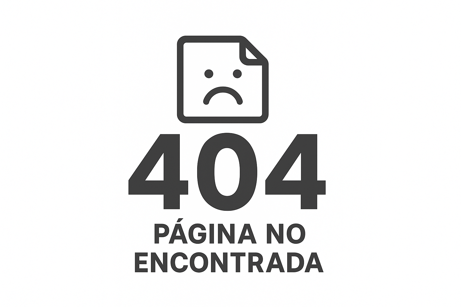 Error 404: Página no encontrada